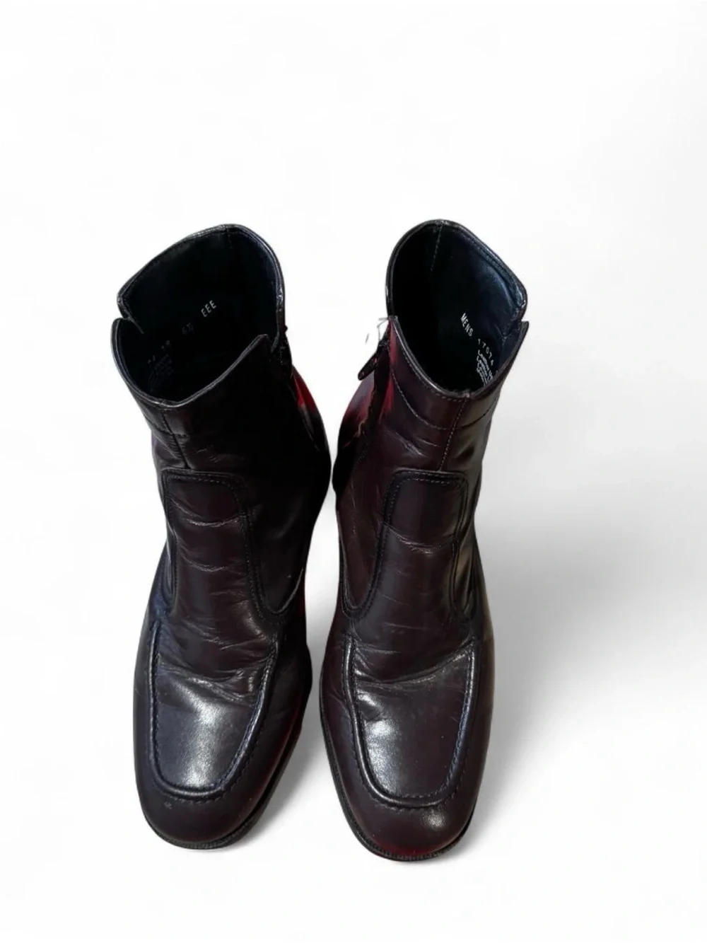 Florsheim Dark Brown Leather Ankle Boots